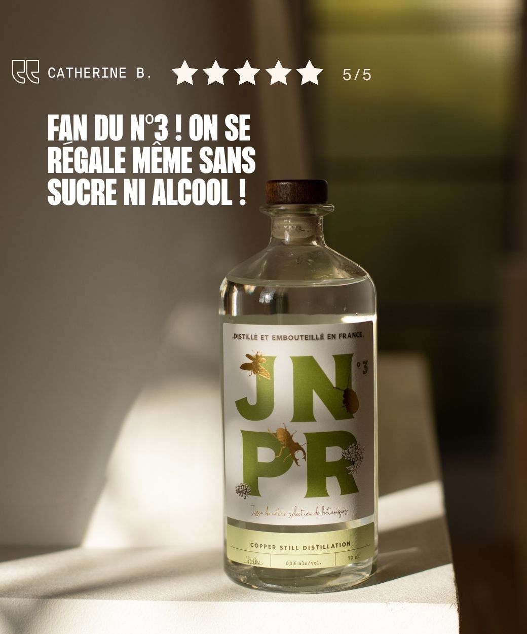 avis client jnpr 3 gin sans alcool