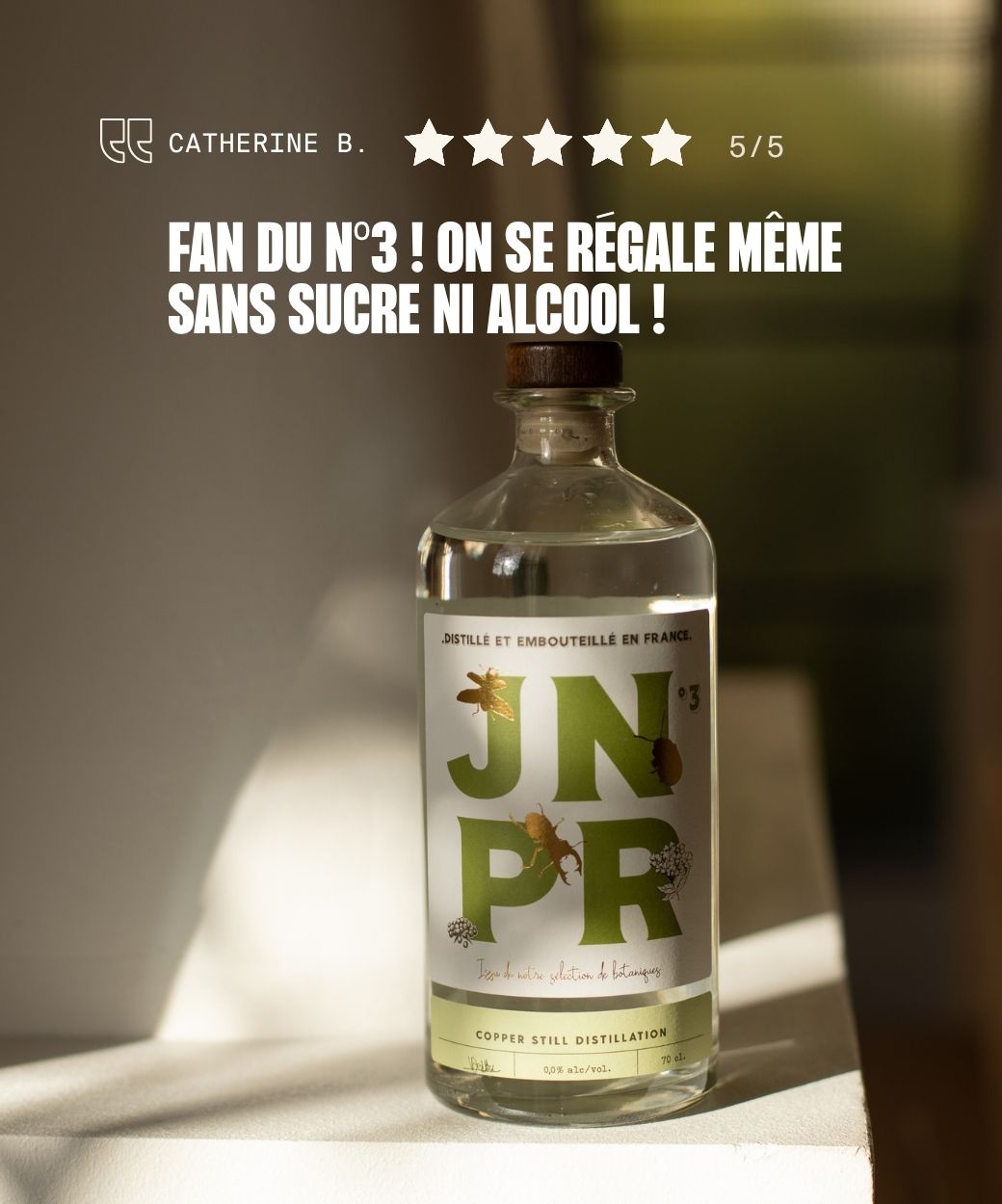avis client jnpr 3 gin sans alcool