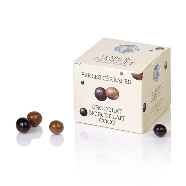 CEREAL PEARLS DARK CHOCOLATE AND COCONUT MILK