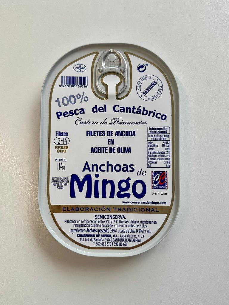 SANTOÑA ANCHOVIES – Can of 10 Fillets