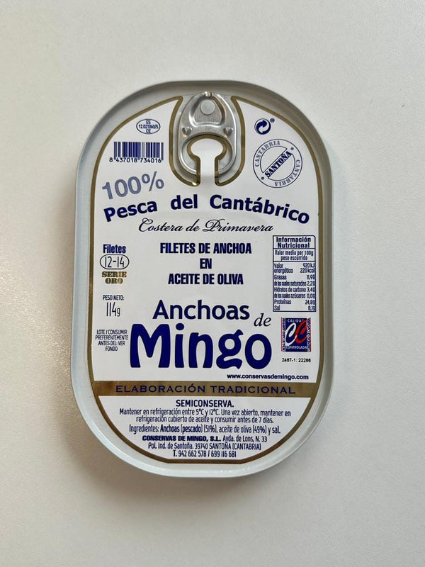 ANCHOVAS SANTOÑA – Lata com 10 Filés