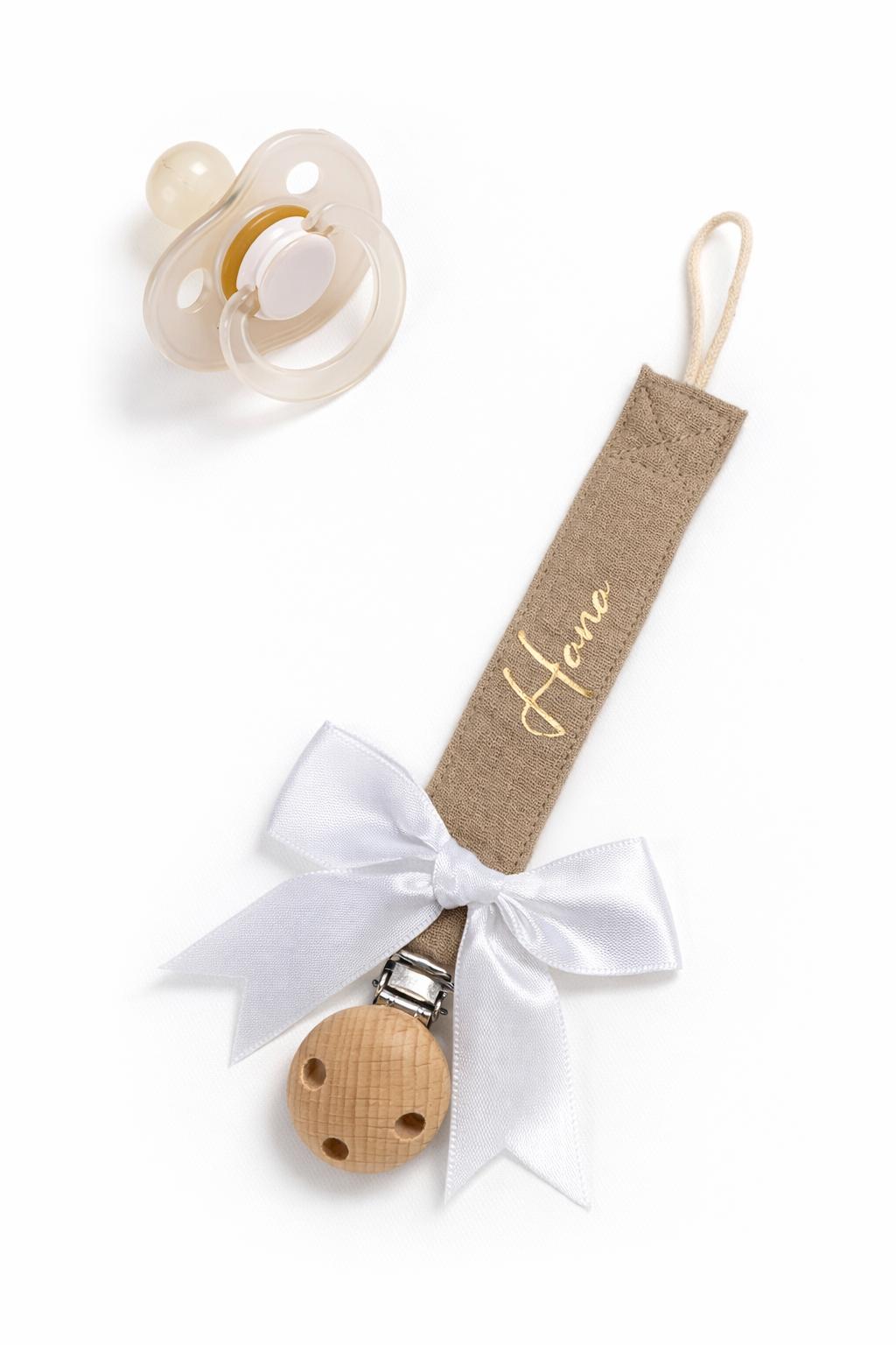 Cotton Pacifier Clip