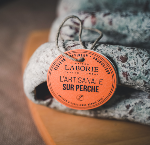 Dried perch sausage