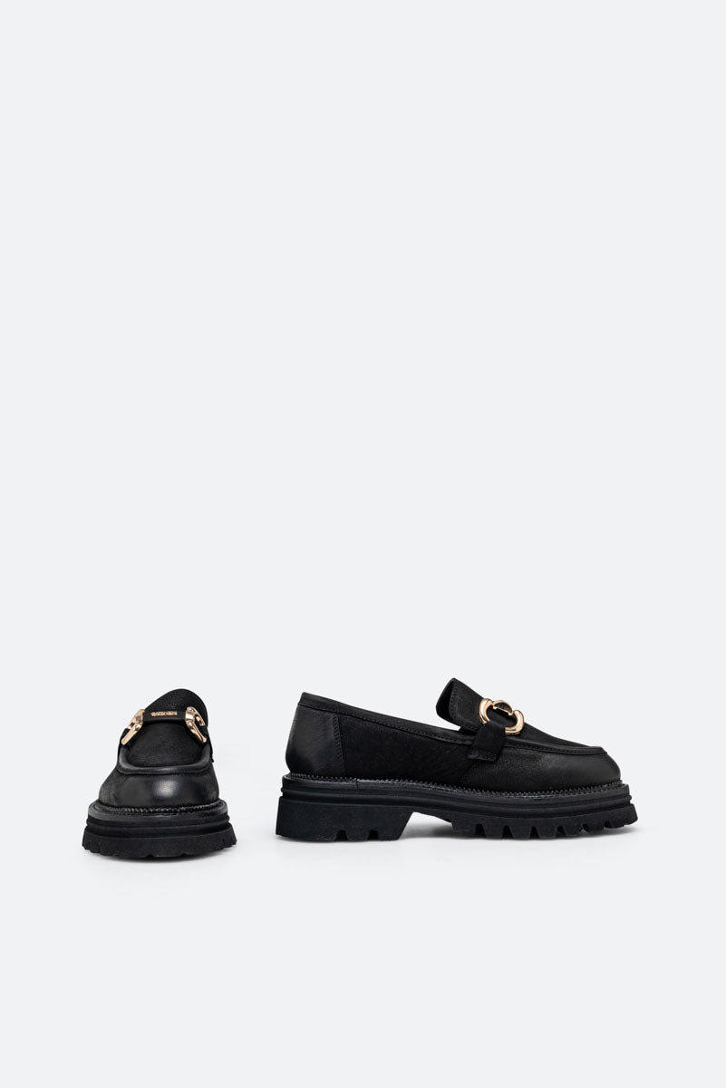 Black Bell Loafer