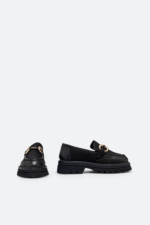 Black Bell Loafer