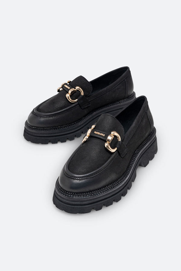 Black Bell Loafer