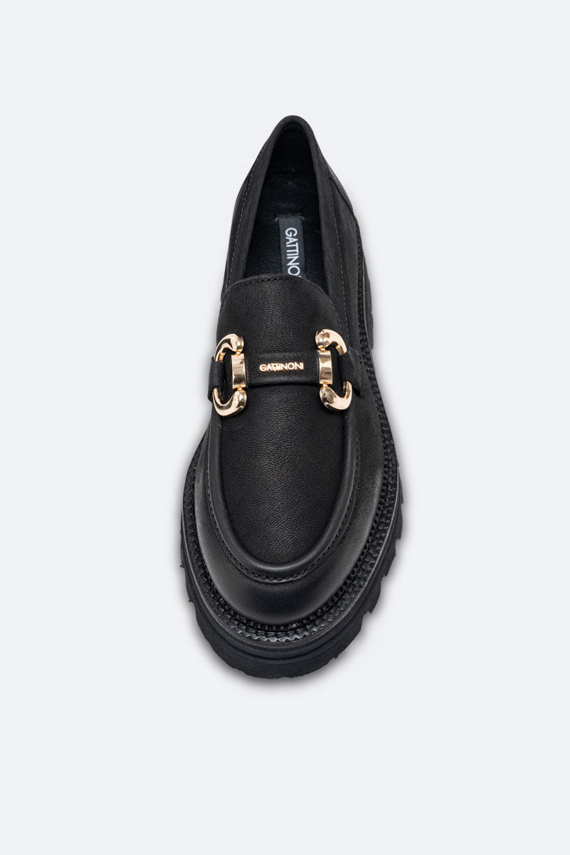 Black Bell Loafer