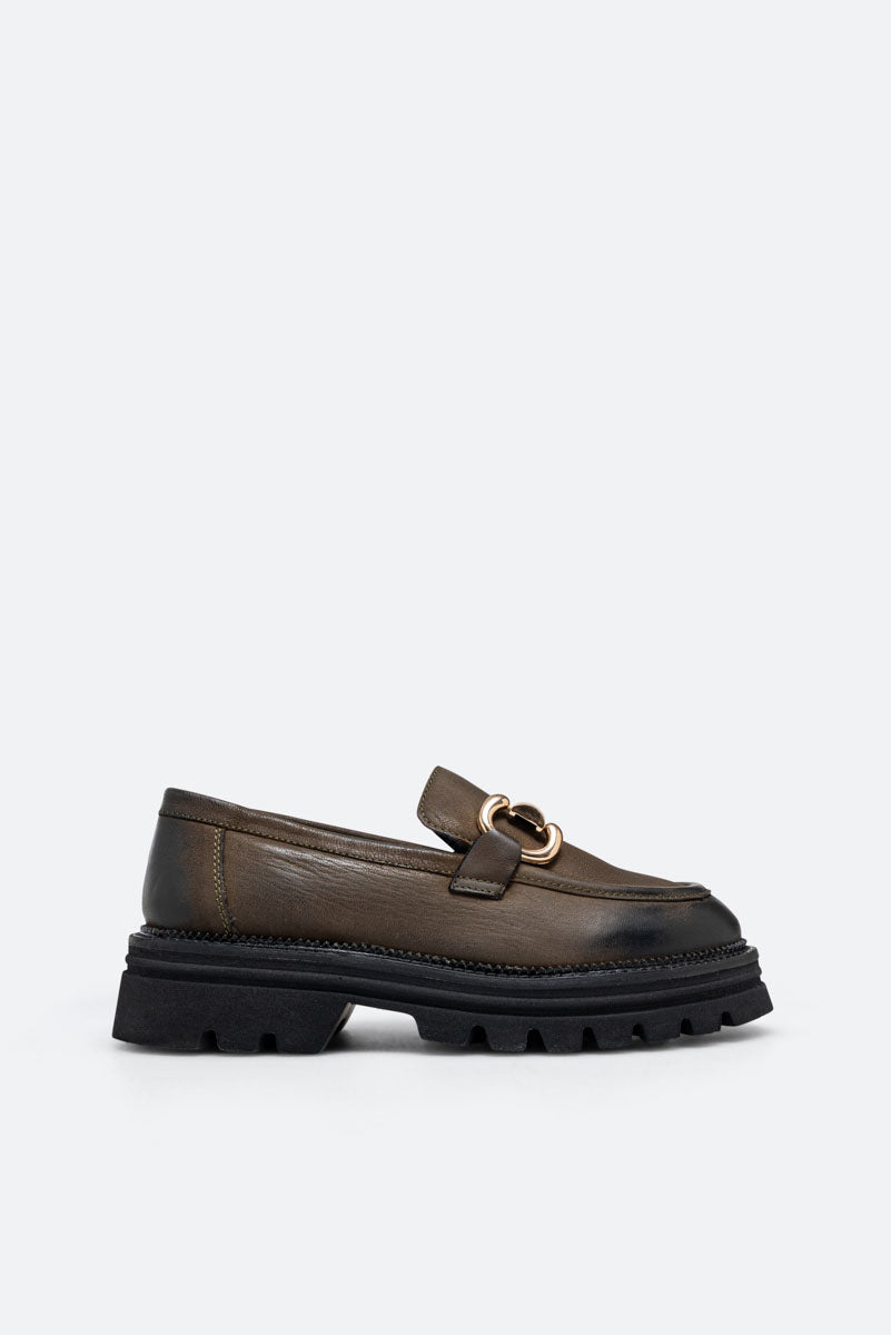 Bell Khaki Loafer