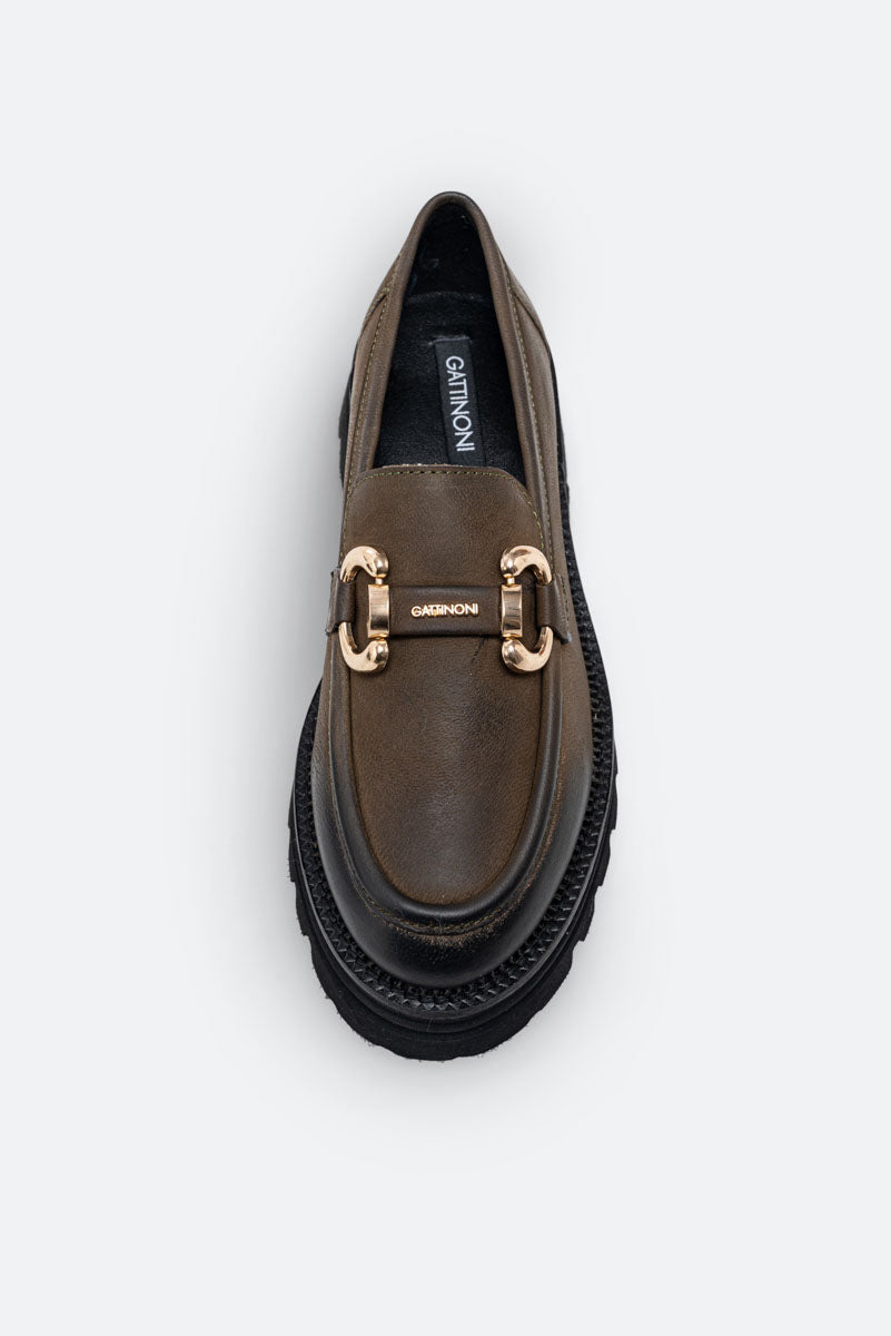 Bell Khaki Loafer
