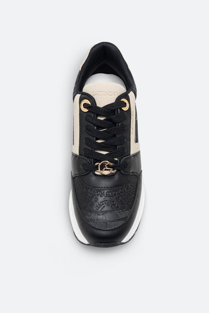 Sneaker New Edison PU Planetarium Zwart