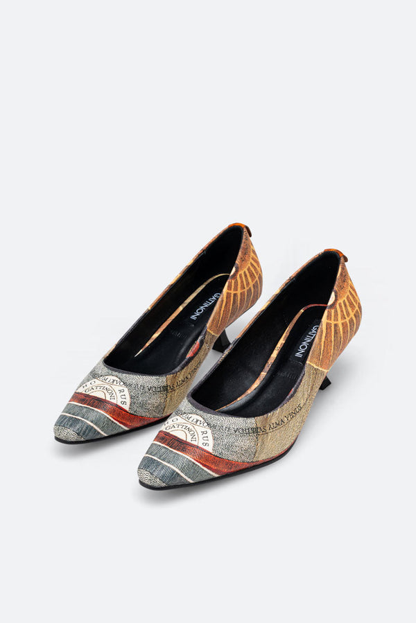 Ispwich PU Planetarium Classic Pumps