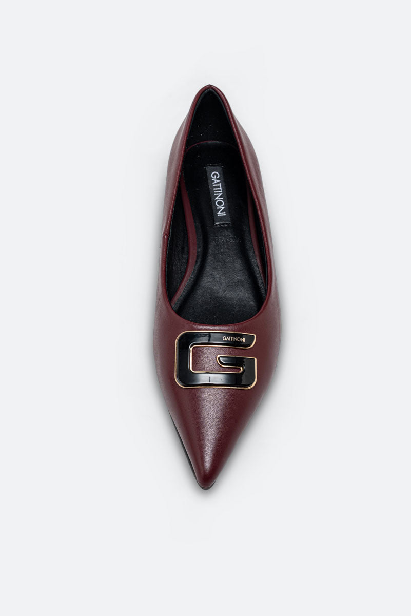 Low-cut Laval Wine Leather