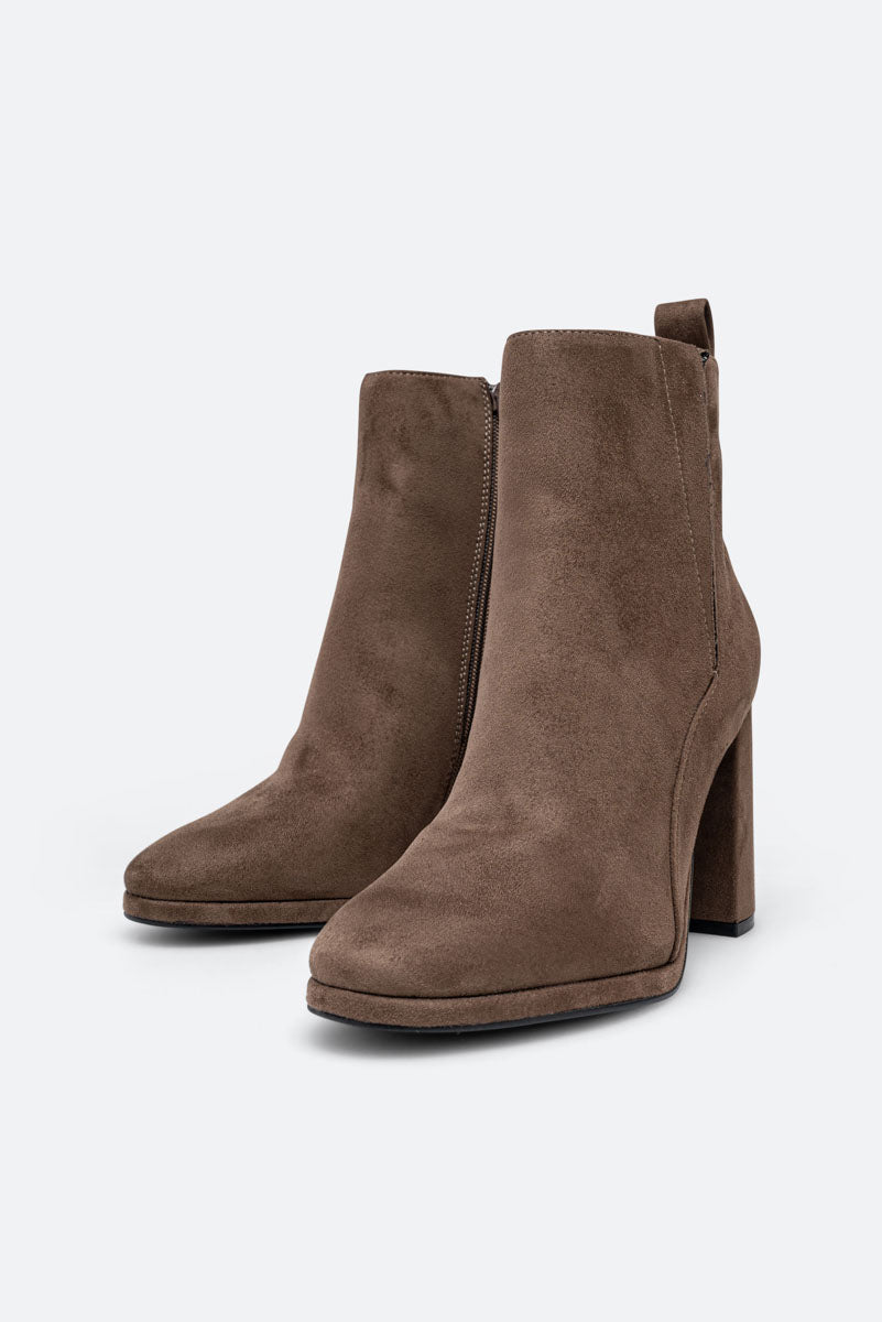 Mercy Suede PU Ankle Boot