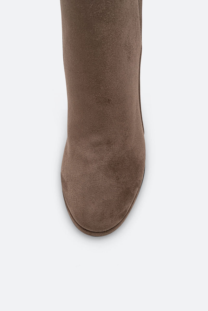 Mercy Suede PU Ankle Boot