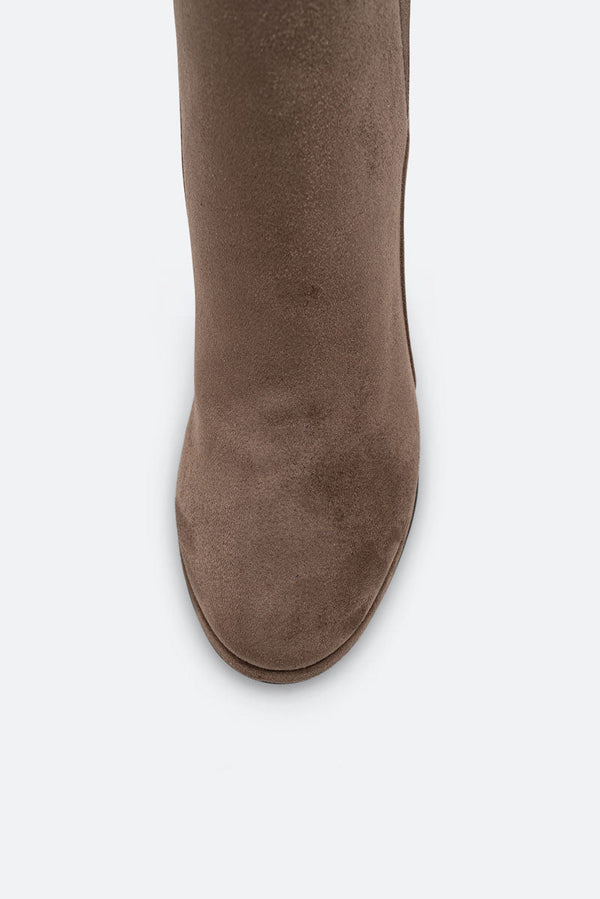 Mercy Suede PU Ankle Boot
