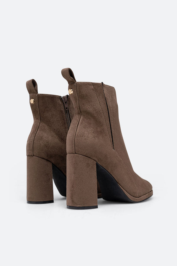 Mercy Suede PU Ankle Boot