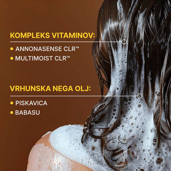 Champú multivitamínico de Babassu y Fenogreco