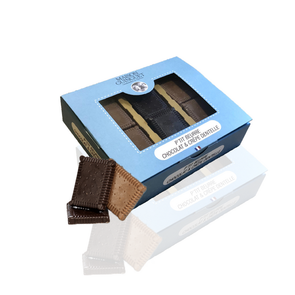 LITTLE BUTTER CHOCOLATE AND LACE CREPE