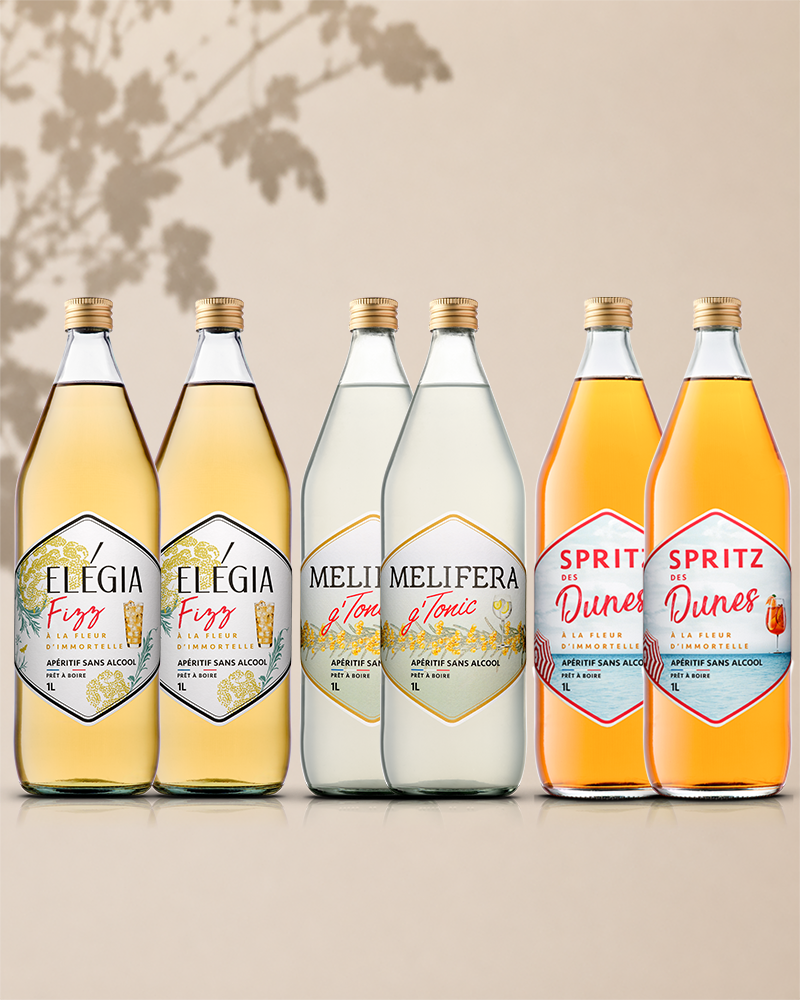 Pack Summer Body Melifera — 6 bouteilles aperitif sans alcool prêts à boire 1L