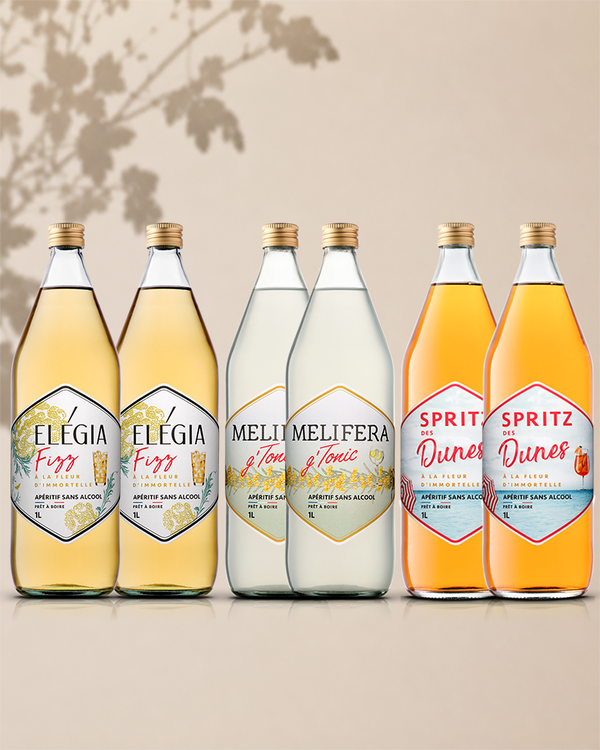 Pack Summer Body Melifera — 6 bouteilles aperitif sans alcool prêts à boire 1L