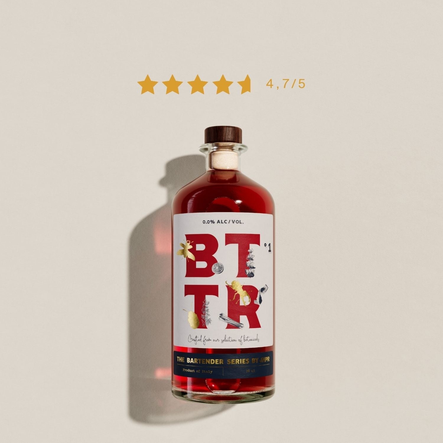 bitter sans alcool bttr jnpr spiritueux sans alcool apéritif italien amer rouge negroni cocktail