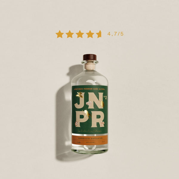 gin sans alcool jnpr épicé genièvre spiritueux sans alcool cocktail sans sucre