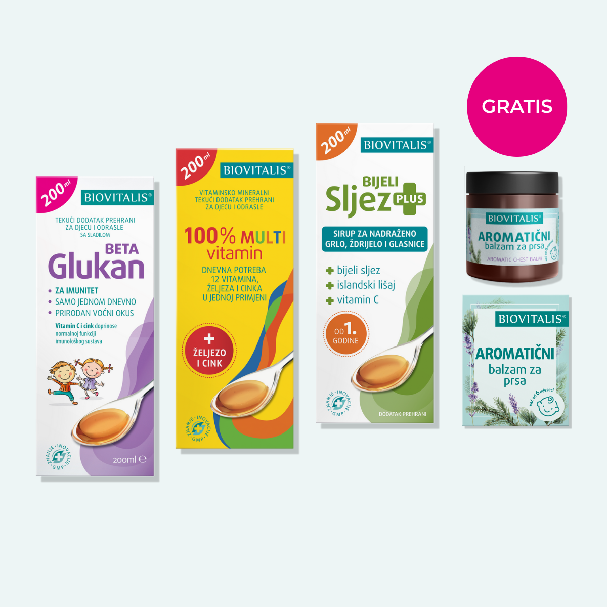 BIOVITALIS Paket za imunitet (3-6 godina)