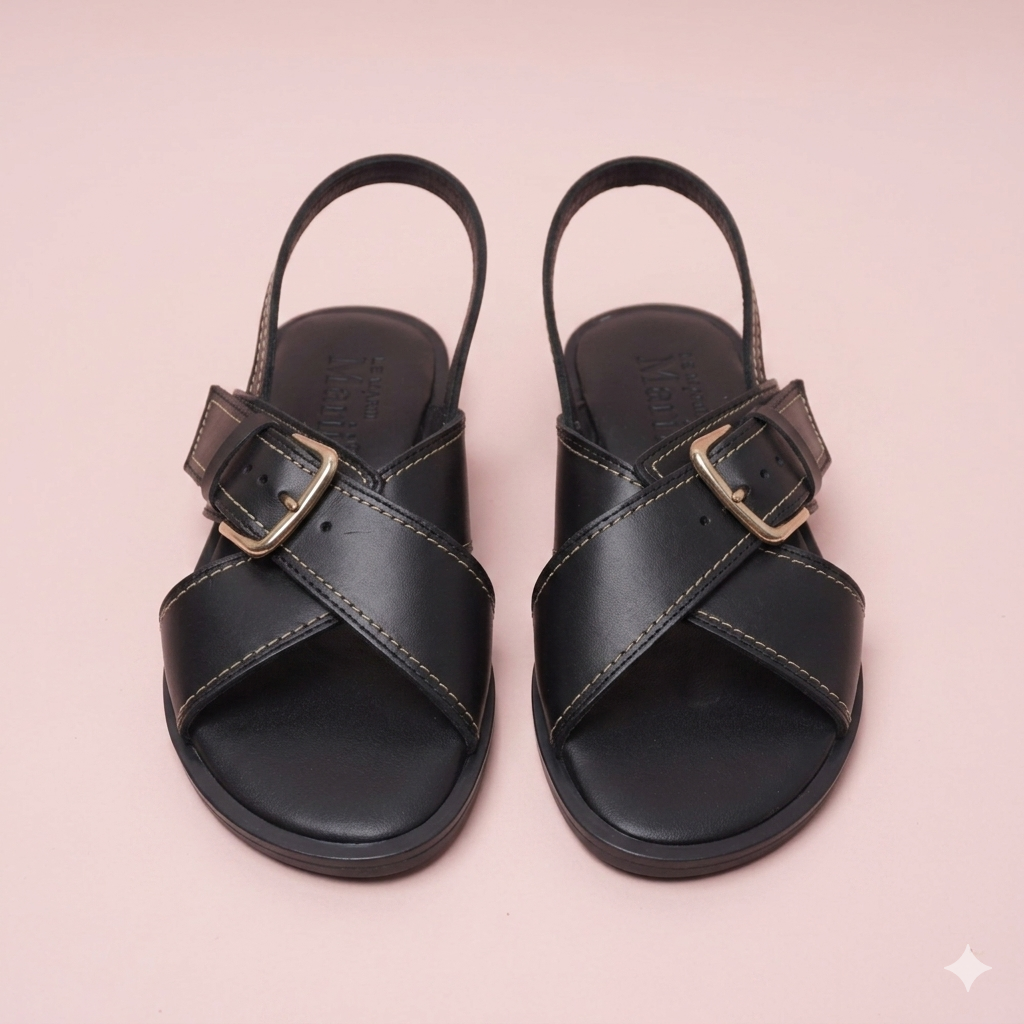Paola Black Sandal