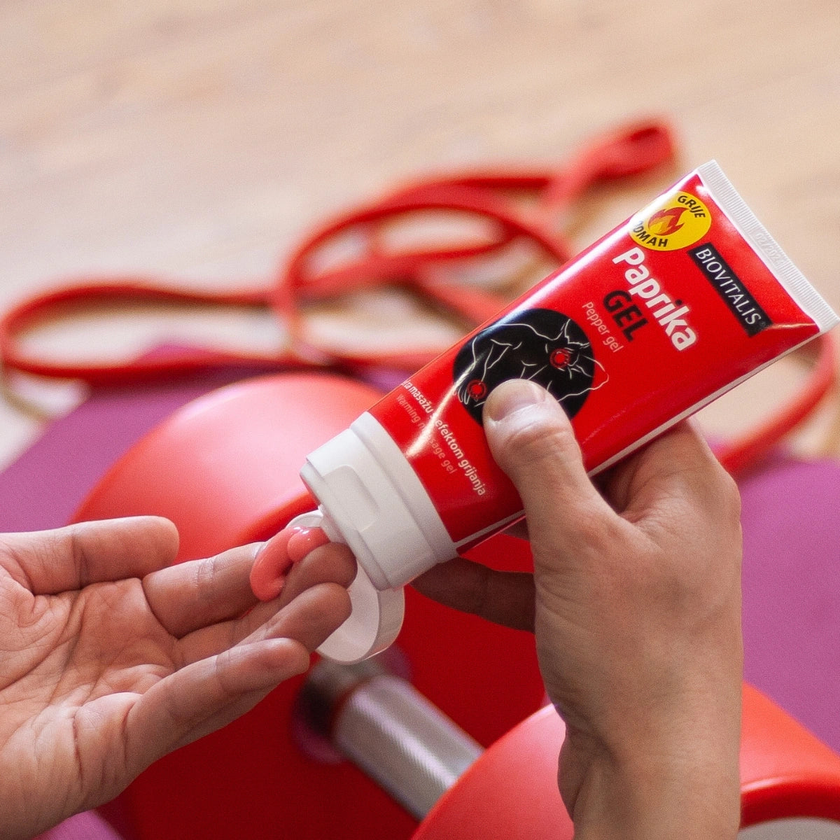 Paprika gel