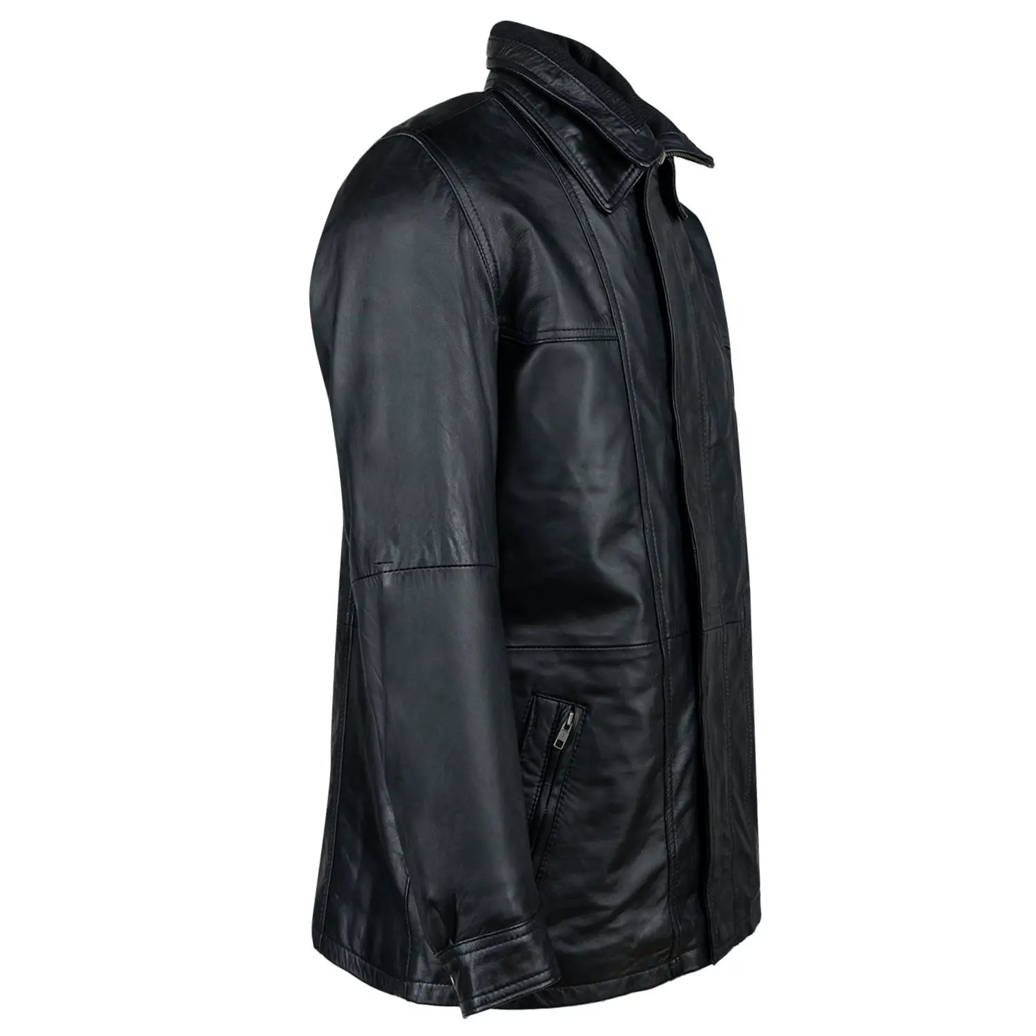 Patrick Leather Men's Parka Black