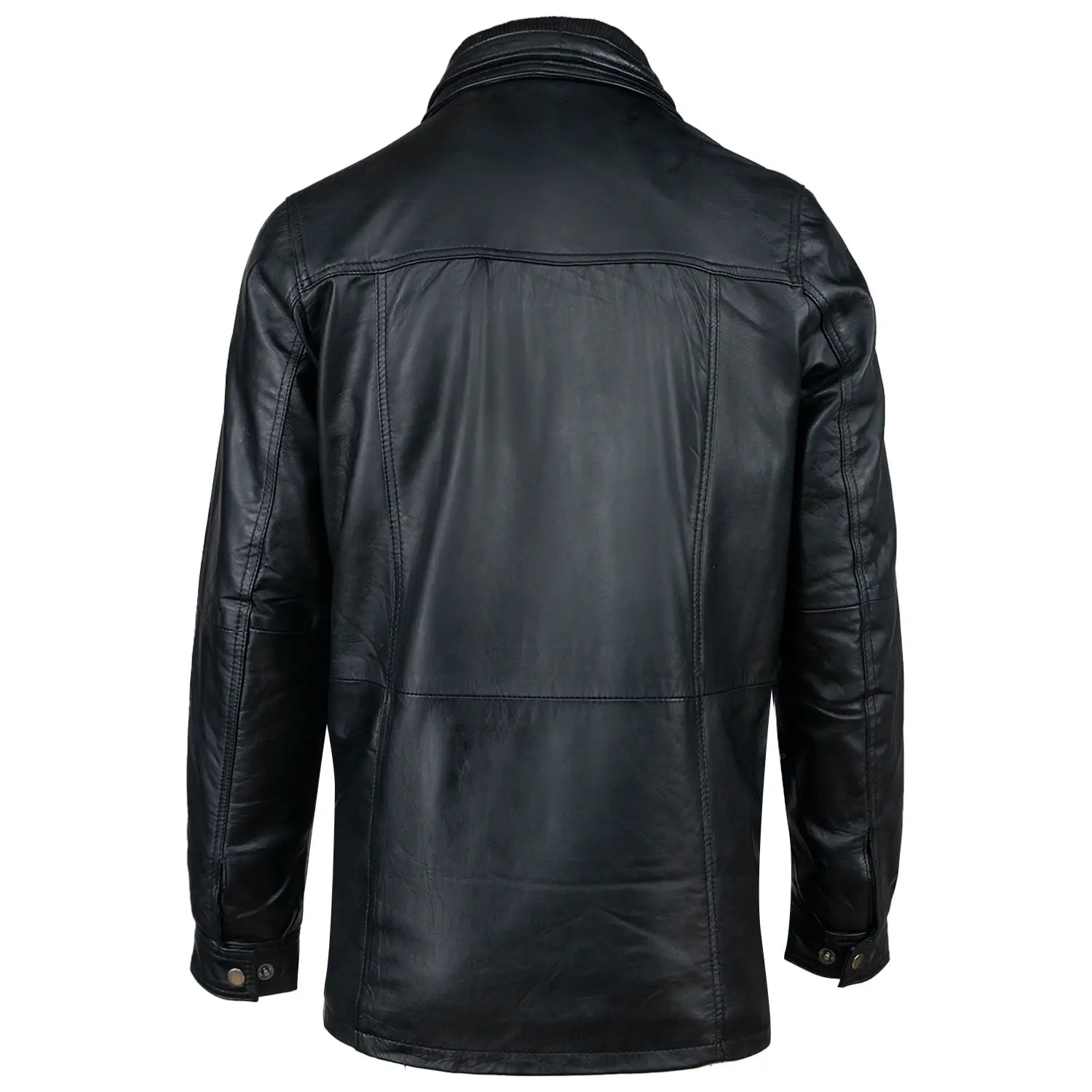 Patrick Leather Men's Parka Black