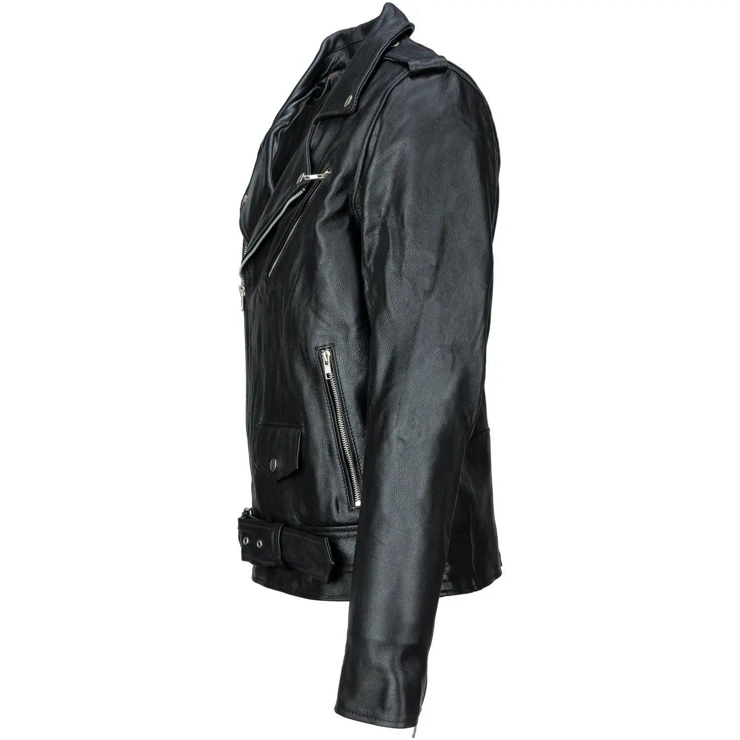 Perfecto Leren Heren Jas Zwart
