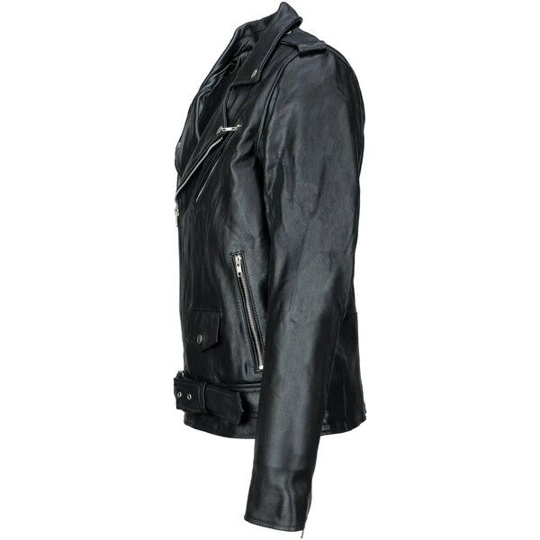 Perfecto Leren Heren Jas Zwart