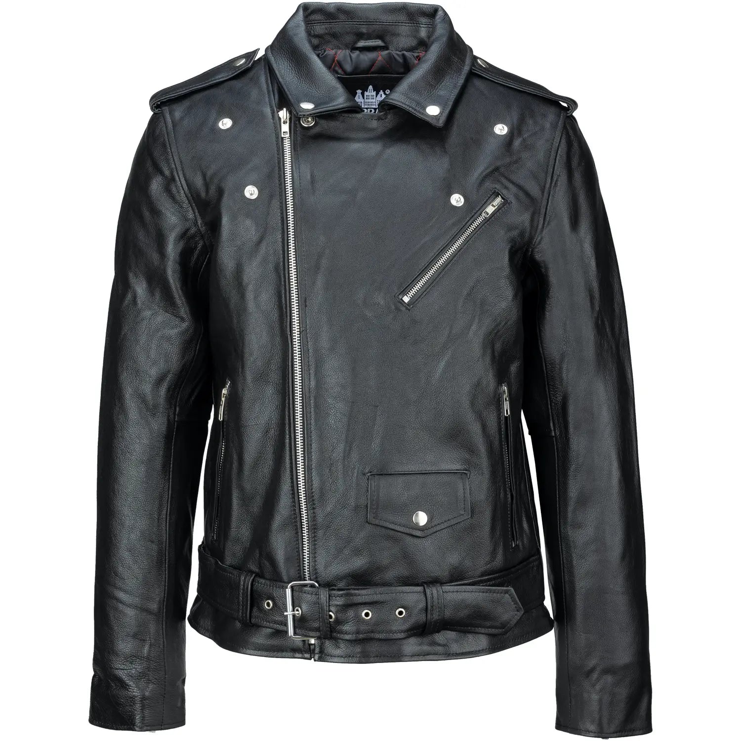 Perfecto Leren Heren Jas Zwart