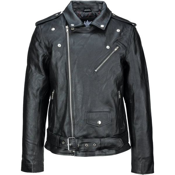 Perfecto Leren Heren Jas Zwart