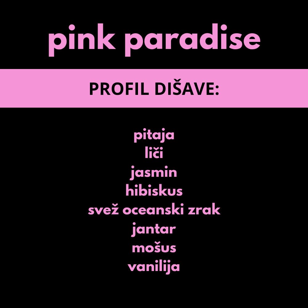 DIŠEČI VOSEK PINK PARADISE
