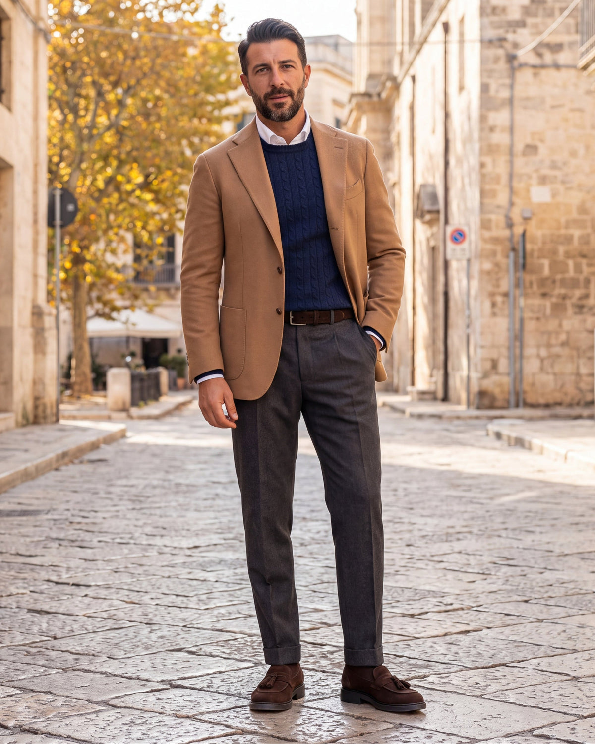 PISA - Brown Suede