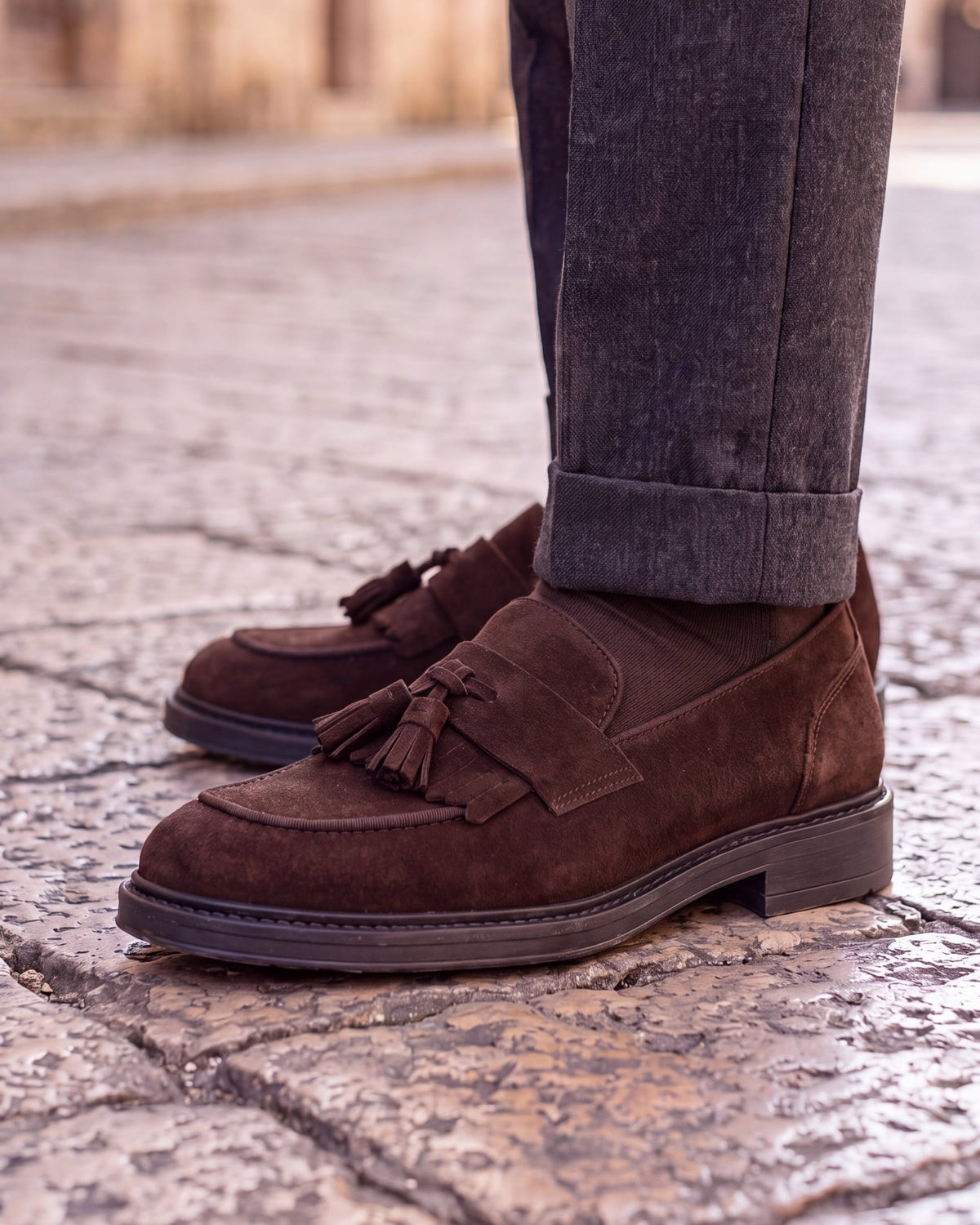 PISA - Brown Suede