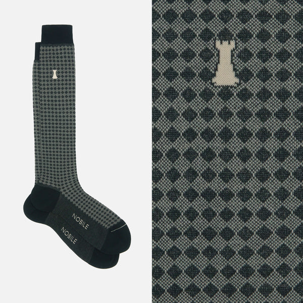 Box of 12 Pairs of Short Socks for Men in Filoscozia® - Iconic Patterns