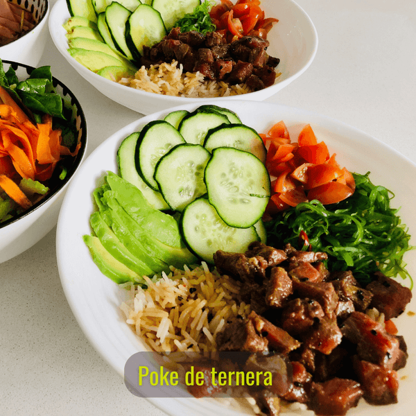 2 Poke de ternera macerado de 150 g/unidad