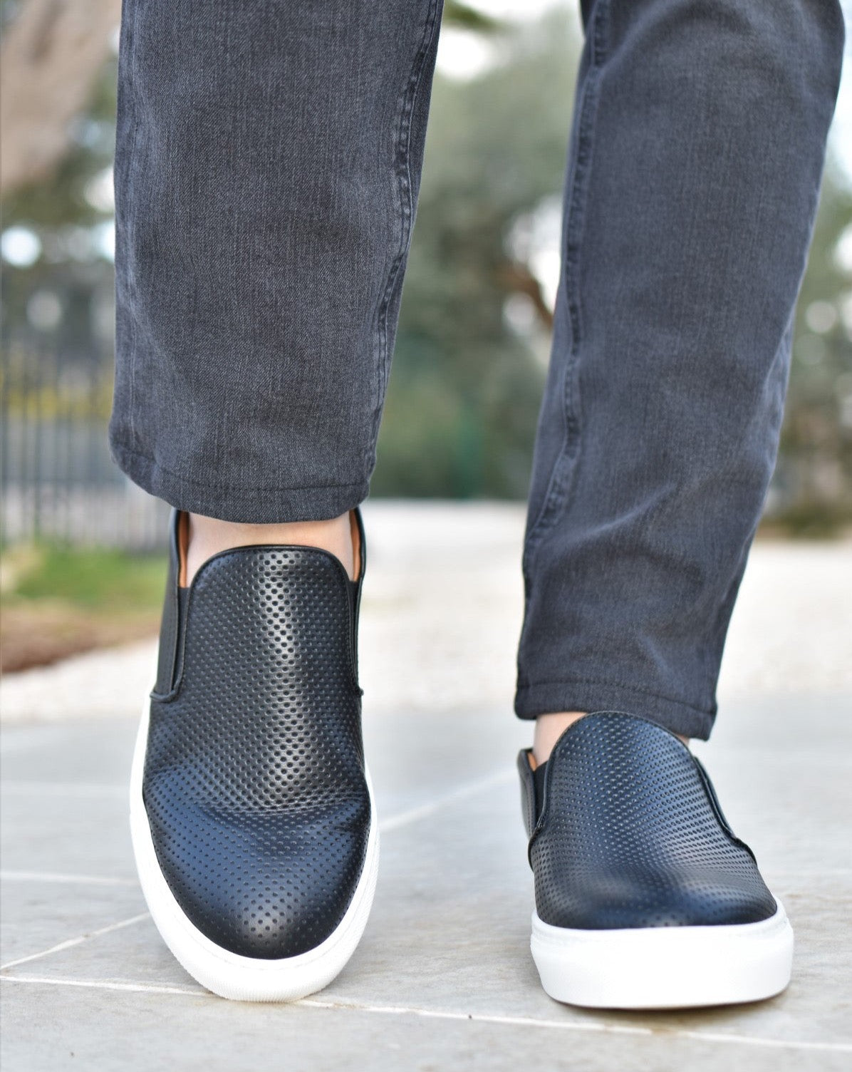 PONZA - Black Leather