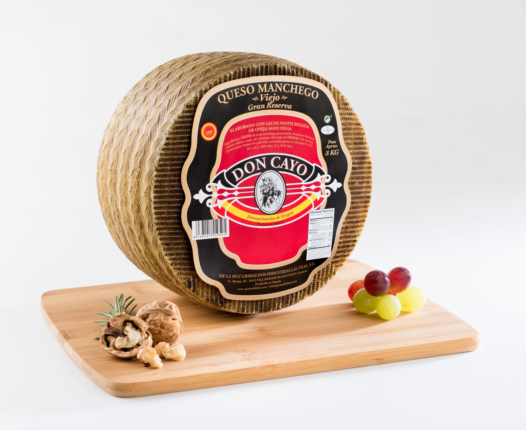 Don Cayo Old Artisan Large (3Kg) - Manchego Cheese D.O.P.