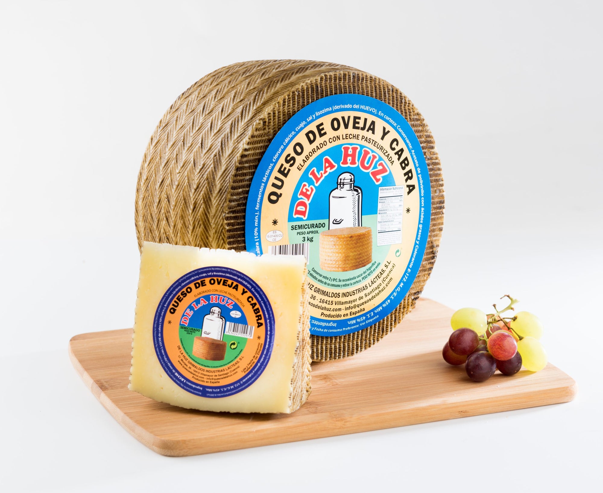 Semi-Cured Sheep-Goat Cheese (1Kg - 2Kg - 3Kg) - Queso De La Huz