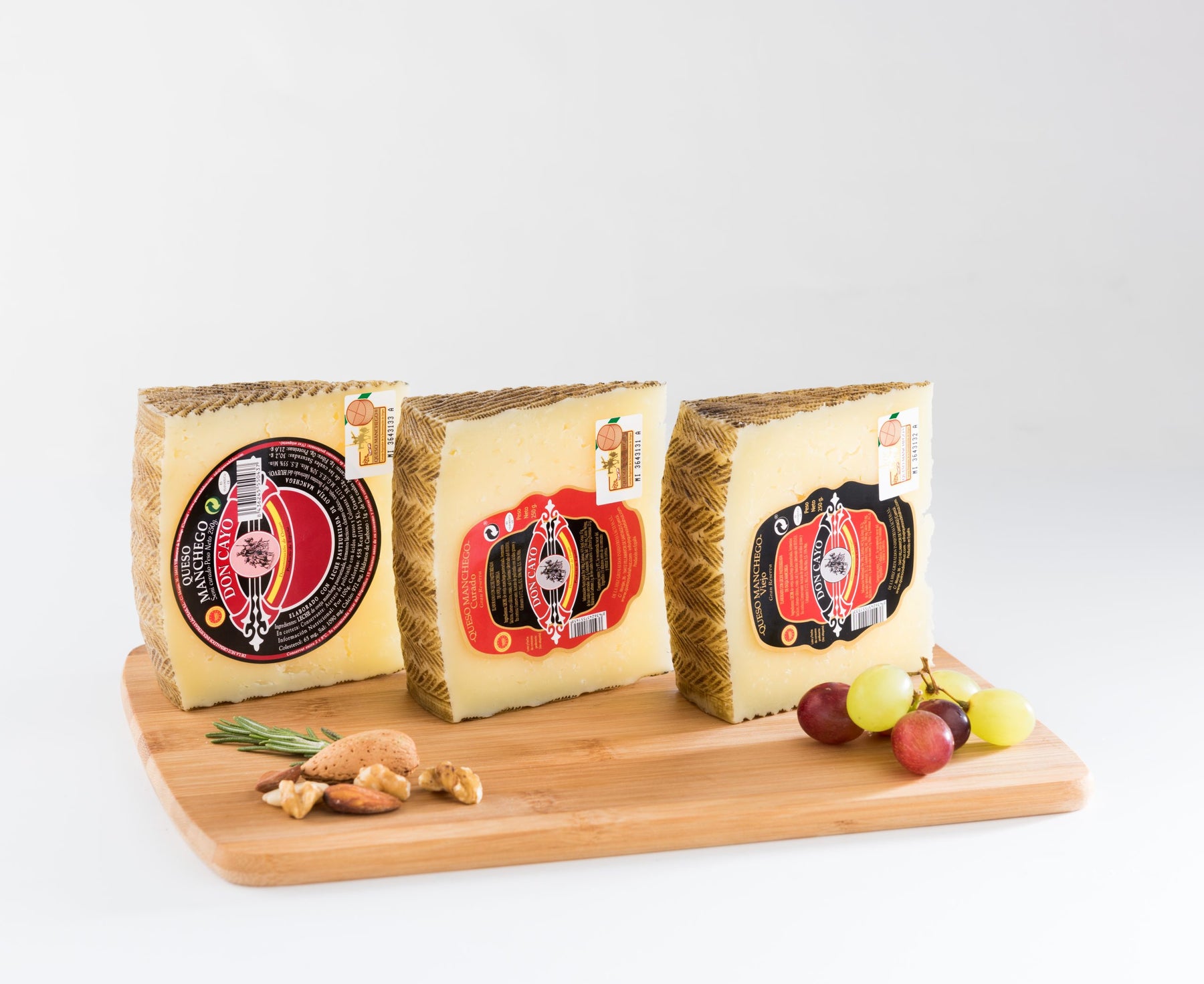 Don Cayo Semi-Cured, Cured and Aged Cheese Wedge (250g) - Manchego Cheese D.O.P.