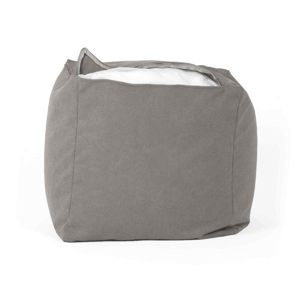 Copri Pouf Sacco Quadrato Soft Cube con cerniera (6087576977602)