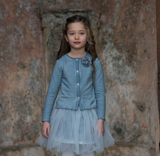 Cardigan Tinto Azzurro