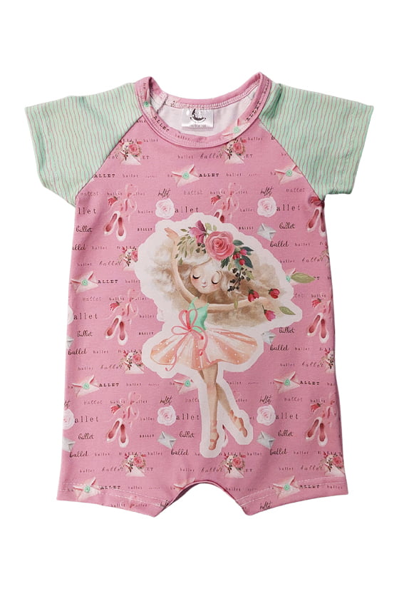 Short Sleeve Romper - Ballerina 2