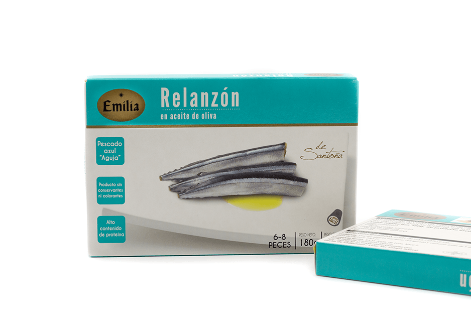 Relanzón in olive oil can 180g.