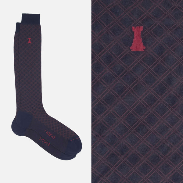 Box of 12 Pairs of Long Men's Socks in Filoscozia® - Iconic Patterns