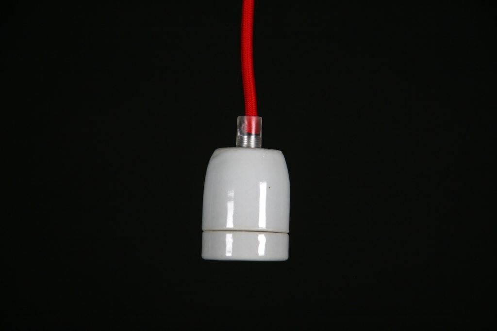 Chericoni Corda Pendant Lamp - Ironing Cord - White, Red